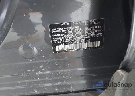 2020 Subaru Forester Touring from USA, damaged, VIN JF2SKAXCXLH543386